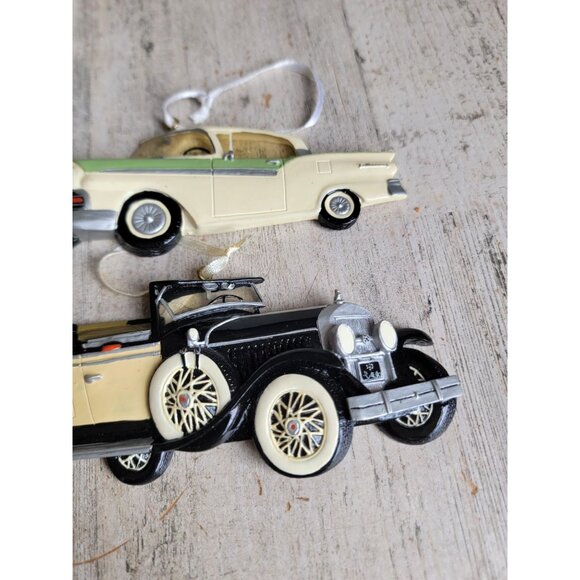 Kurt Adler Ford car vintage style ornament Xmas set - Picture 4 of 7